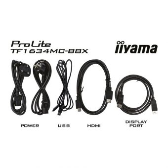 iiyama ProLite TF1634MC-B8X 15.6" FHD IPS Touch Monitor - Image 3