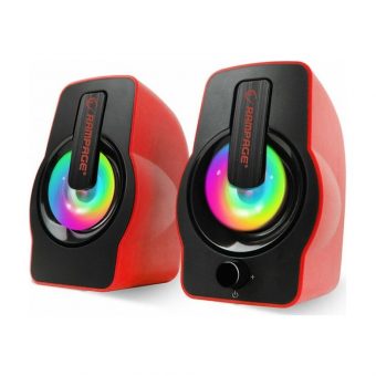Rampage RMS-G7 Falsetto 2.0 Red LED 6W Usb Powered Black/Red 30257 - Image 3