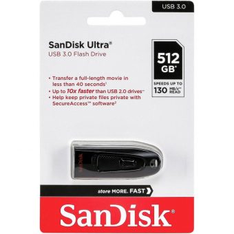 Sandisk Ultra 512GB USB 3.0 Black SDCZ48-512G-G46 - Image 4