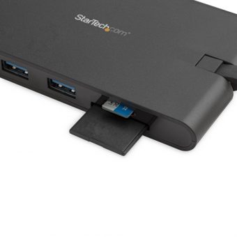 StarTech 8-in-1 USB-C Portable Mini Docking Station Black DKT30CHVSCPD - Image 4