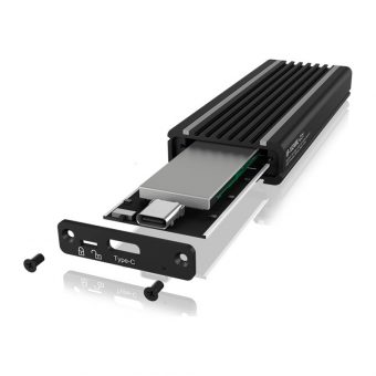 RaidSonic Icy Box IB-1824ML-C31 M.2 NVMe SSD Enclosure USB 3.1 Type-C RGB Black - Image 5