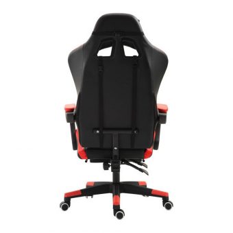 Herzberg Gaming Chair με Υποπόδιο Red/Black HG-8080RED - Image 5