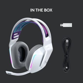 Logitech G733 LightSpeed RGB Wireless Gaming Headset White 981-000883 - Image 5