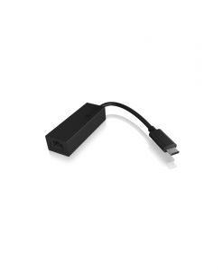 RaidSonic Icy Box USB Type-C – Gigabit Ethernet LAN Adapter Black IB-LAN100-C3