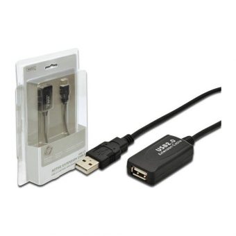Digitus USB-A 2.0 male - USB-A 2.0 Female 5.0m Black DA-70130-4