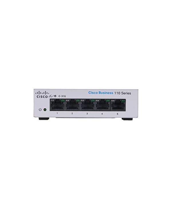 Cisco Business 110 5-Port Desktop Gigabit Switch CBS110-5T-D-EU