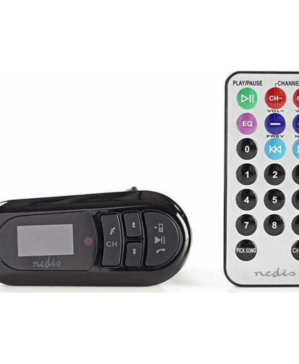 Nedis Bluetooth Car Kit FM Transmitter/MicroSD/Hands-Free/Charger CATR100BK