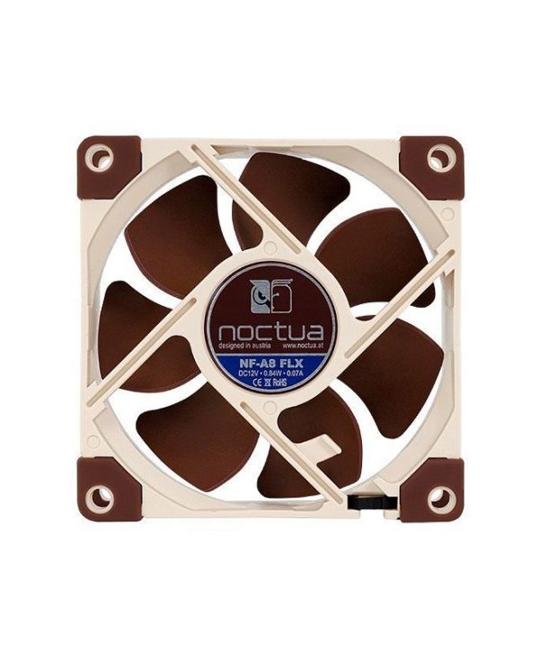 Noctua 8cm Elite Low-Noise Adaptor 3-Pin Fan NF-A8 FLX
