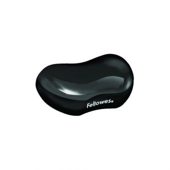 Fellowes Wrist Rest With Crystals Gel Black 9112301