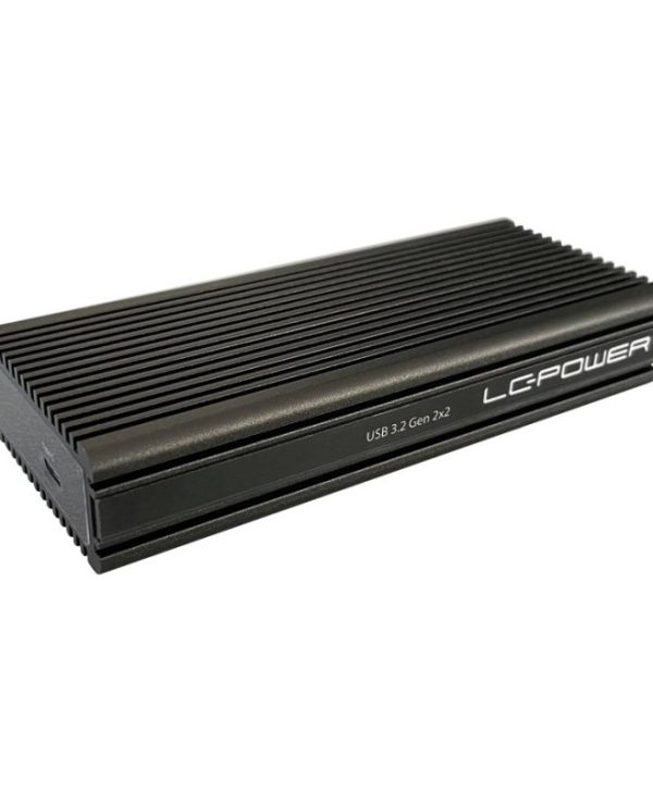 LC-Power M.2 NVMe SSD Enclosure Black LC-M2-C-NVME-2X2