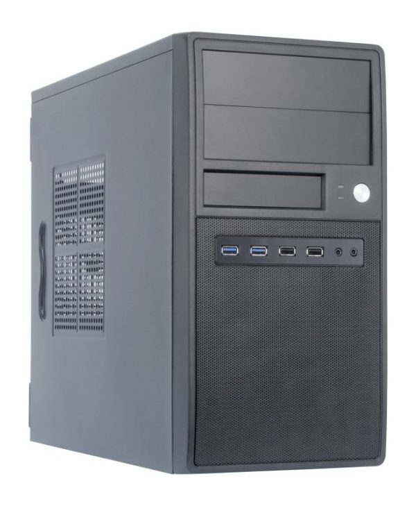 Chieftec Mesh CT-04B Midi Tower 350W PSU Black CT-04B-350GPB