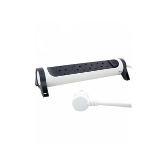 Legrand SurgeArrest 4 Outlets Rotating 1.5m  White/Grey 694529