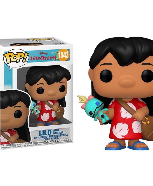 Funko POP! Disney: Lilo & Stitch - Lilo with Scrump #1043 Vinyl Figure 889698556149