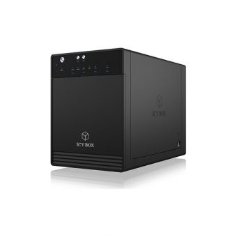 RaidSonic Icy Box Hard Disk Array 4 x 2.5"/3.5" USB 3.1 Black IB-3740-C31