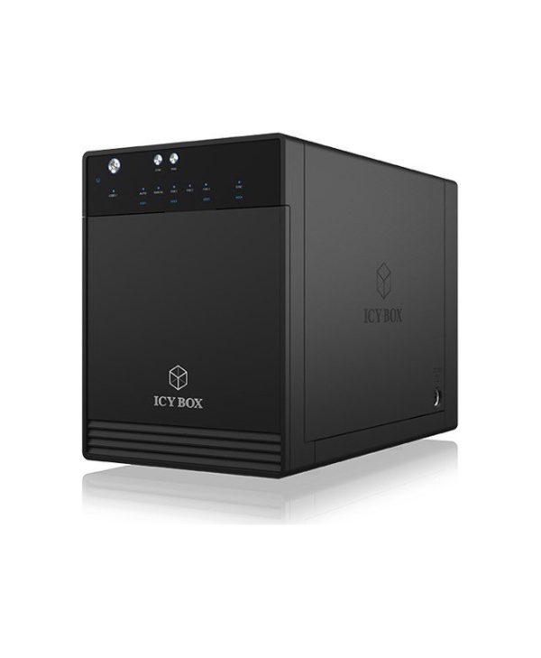 RaidSonic Icy Box Hard Disk Array 4 x 2.5"/3.5" USB 3.1 Black IB-3740-C31