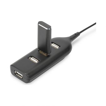 Digitus 4 Port USB 2.0 Hub Black AB-50001-1 - Image 2