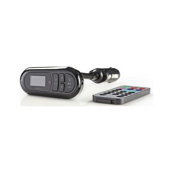 Nedis Bluetooth Car Kit FM Transmitter/MicroSD/Hands-Free/Charger CATR100BK - Image 2