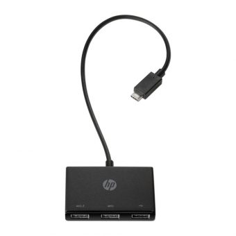 HP USB-Type C 3 Ports Hub Black Z6A00AA - Image 2
