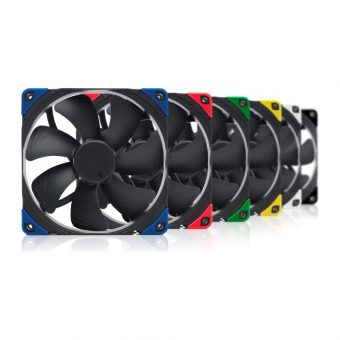 Noctua 14cm Premium Quiet Anti-Vibration Colored Pads 4-Pin PWM Fan NF-A14 PWM CH.BK.S - Image 2