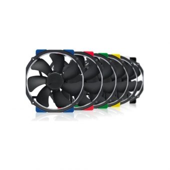 Noctua 14cm Premium Quiet Anti-Vibration Colored Pads 4-Pin PWM Fan NF-A15 HS-PWM CH.BK.S - Image 2