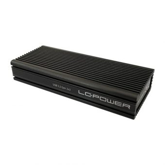 LC-Power M.2 NVMe SSD Enclosure Black LC-M2-C-NVME-2X2 - Image 3