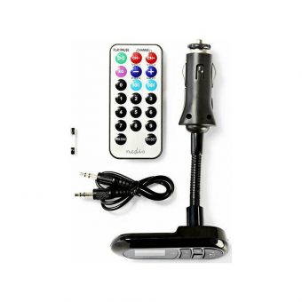 Nedis Bluetooth Car Kit FM Transmitter/MicroSD/Hands-Free/Charger CATR100BK - Image 3