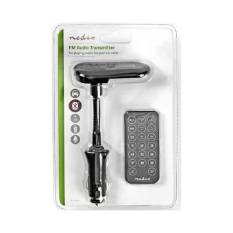 Nedis Bluetooth Car Kit FM Transmitter/MicroSD/Hands-Free/Charger CATR100BK - Image 4