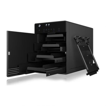 RaidSonic Icy Box Hard Disk Array 4 x 2.5"/3.5" USB 3.1 Black IB-3740-C31 - Image 5