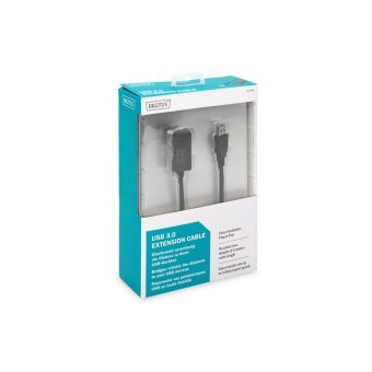 Digitus Extension Cable USB 3.0 Male - USB 3.0 Female 10m Black DA-73105 - Image 5