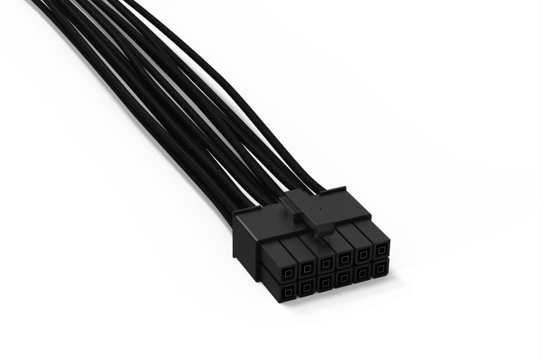 Be Quiet! PCIe 2x6/8 Pin Sleeved Power Cable 60cm BC071 CP-6620 - Image 3
