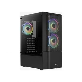 AeroCool Quantum Mesh V3 RGB Midi Tower Tempered Glass Black ACCM-PV31133.11