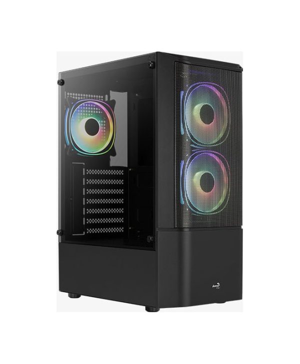 AeroCool Quantum Mesh V3 RGB Midi Tower Tempered Glass Black ACCM-PV31133.11