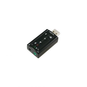 Logilink 7.1 Soundeffects USB-A Sound Card Black UA0078