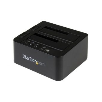 Startech 2x 2.5″/3.5″ USB-A 3.1 (10Gbps)  Sata III Docking Station Black SDOCK2U313