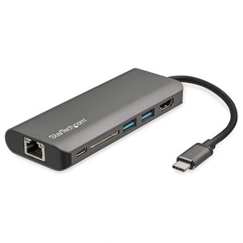 StarTech USB-C Travel Docking Station with 4K HDMI Black DKT30CSDHPD3