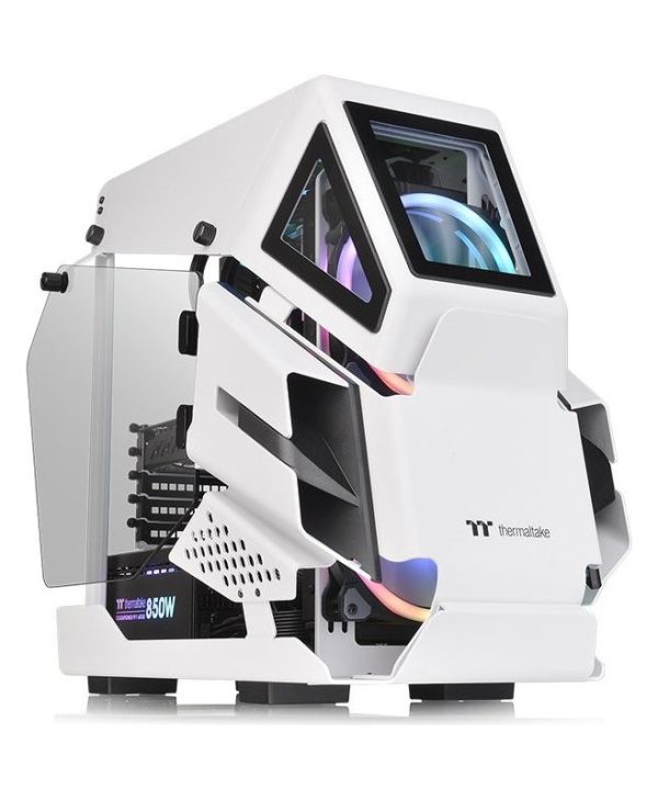 Thermaltake AH T200 Tempered Glass Mini Tower Snow White Edition CA-1R4-00S6WN-00