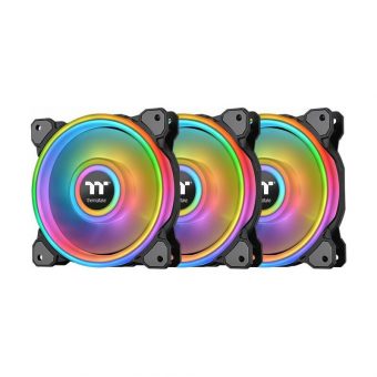 Thermaltake Riing Quad 12 RGB Radiator Fan TT Premium Edition 3-Pack CL-F088-PL12SW-A