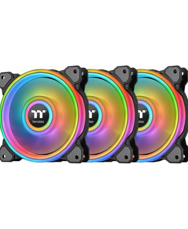 Thermaltake Riing Quad 12 RGB Radiator Fan TT Premium Edition 3-Pack CL-F088-PL12SW-A