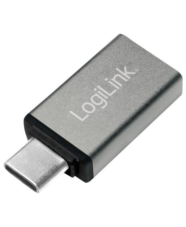 Logilink Adapter USB-Type C 3.2 Male to USB-A 2.0 Female Silver AU0042