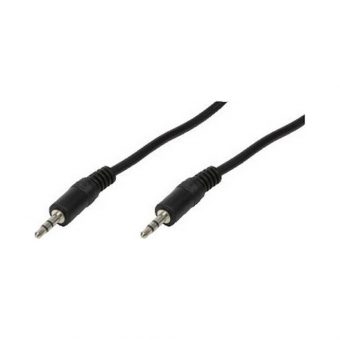 Logilink Stereo Audio Cable 3.5mm Male – 3.5mm Male 1m Black CA1049