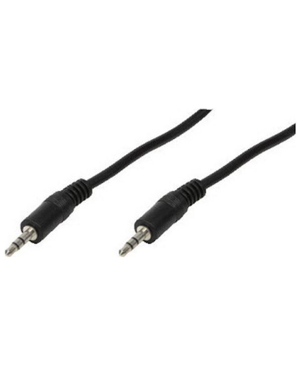 Logilink Stereo Audio Cable 3.5mm Male – 3.5mm Male 1m Black CA1049