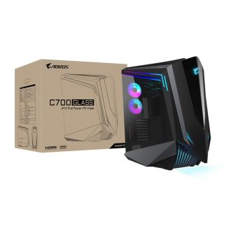 Gigabyte Aorus C700 ARGB Full Tower Tempered Glass Black GB-AC700G - Image 14