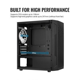 AeroCool Trinity V2 RGB Mini Tower Tempered Glass Black ACCS-PV32033.11 - Image 15