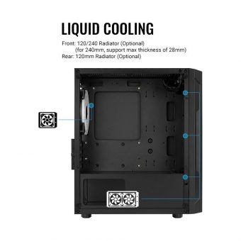 AeroCool Trinity V2 RGB Mini Tower Tempered Glass Black ACCS-PV32033.11 - Image 19