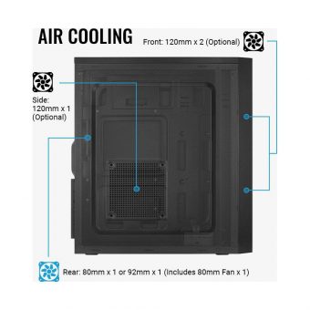 Aerocool Midi Tower CS-1103 ACCM-PC10014.11 - Image 2