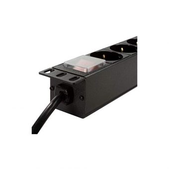 Logilink Rackmount Πολύπριζο 19" 9xSchuko Με διακόπτη On/Off Black PDU9C02 - Image 2