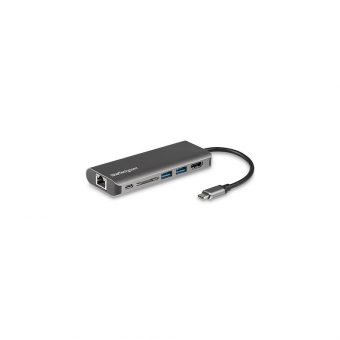 StarTech USB-C Travel Docking Station with 4K HDMI Black DKT30CSDHPD3 - Image 2