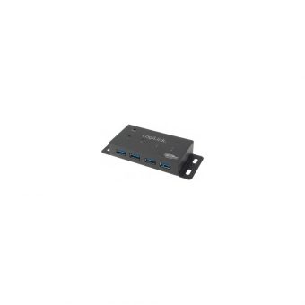 Logilink 4-Port USB 3.0 Hub 230V/3.5A Black UA0149 - Image 2