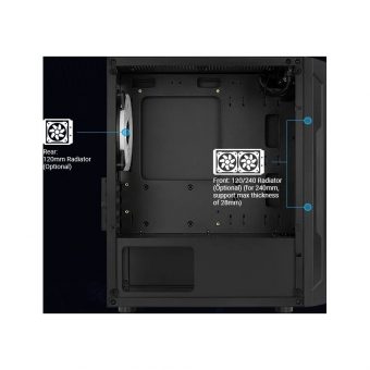 AeroCool Trinity V2 RGB Mini Tower Tempered Glass Black ACCS-PV32033.11 - Image 20