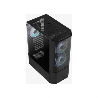 AeroCool Quantum Mesh V3 RGB Midi Tower Tempered Glass Black ACCM-PV31133.11 - Image 3
